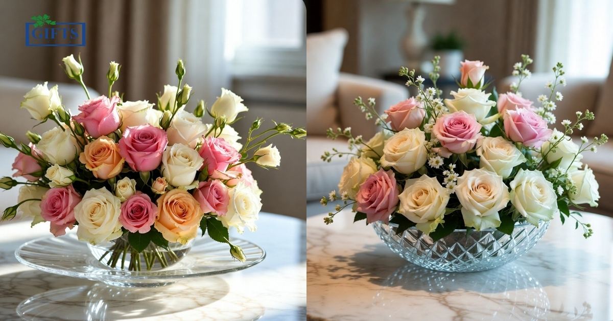 Cách cắm hoa hồng trên đĩa – Tinh tế, sang trọng và dễ thực hiện