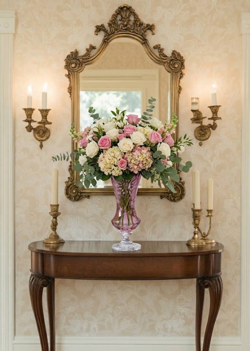 Bình hoa pha lê cao cấp