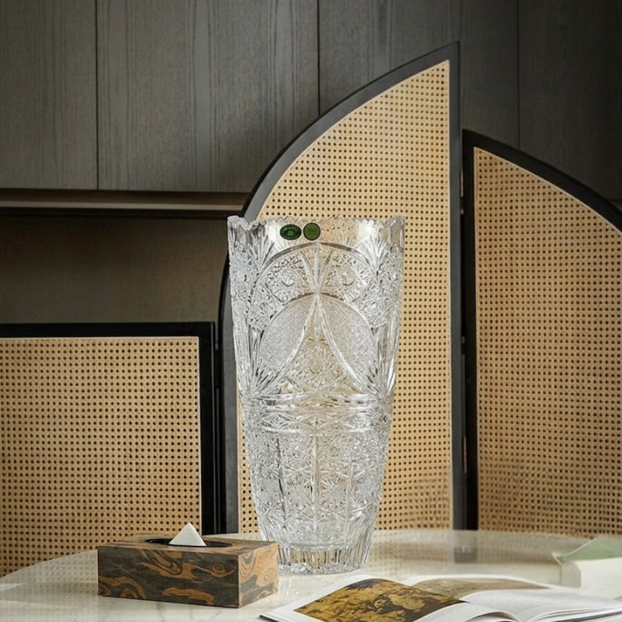 Bình hoa pha lê nhập khẩu chính hãng