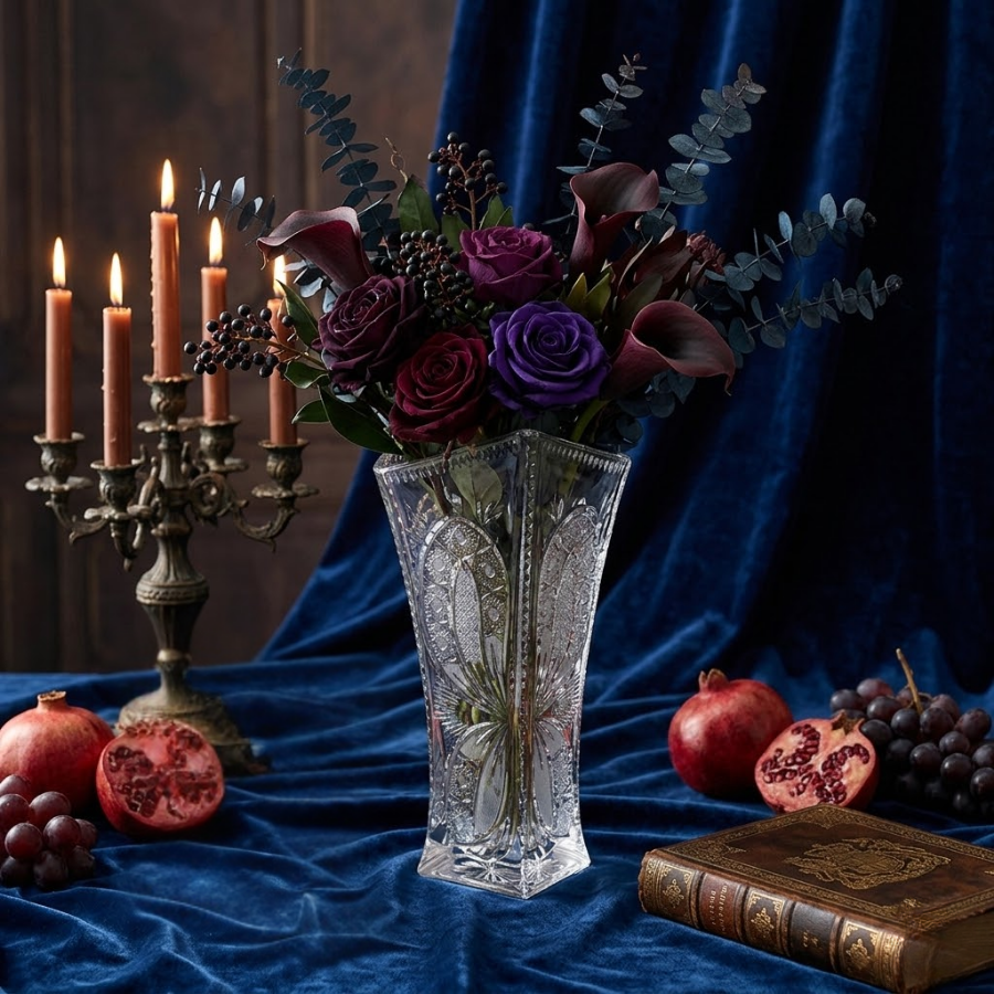 Bình hoa pha lê cao cấp